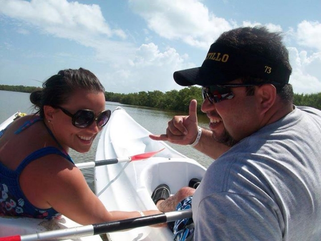remando en kayak